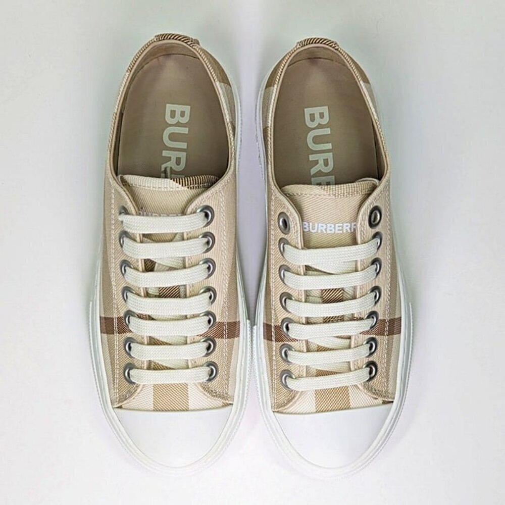 Burberry Women's Jack Checked Low Top Sneakers Size 36 (MSRP $675) - Picture 5 of 11